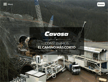 Tablet Screenshot of cavosa.es